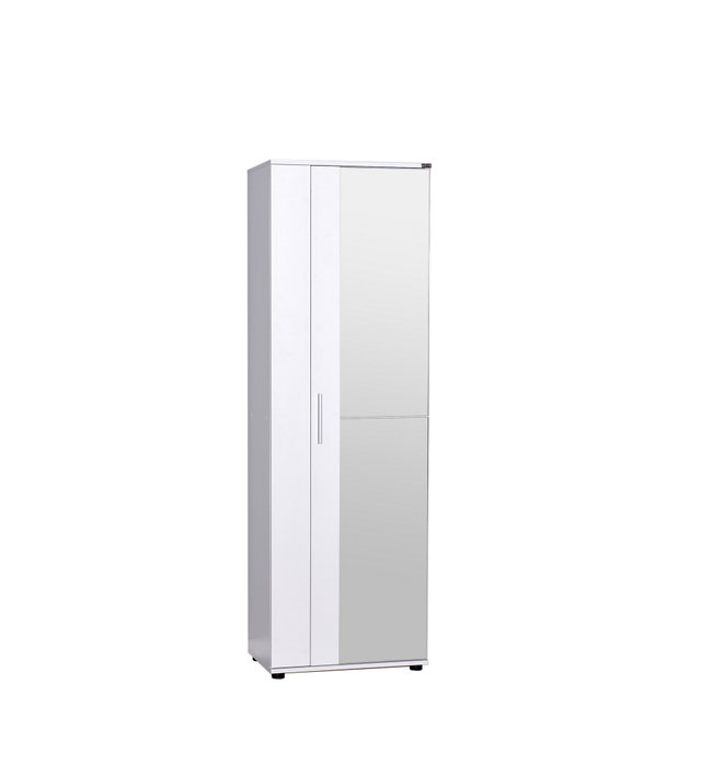 Hanah Home Zapatero con Puerta de Espejo Blanco Hanah Home Zapatero con Puerta de Espejo Blanco